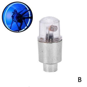 Universal Waterproof Motorcycle Wheel Tire Decorative Bulb Bike Car Motorcycle Wheel Tire Tyre Valve Cap LED Flash Light Lamp