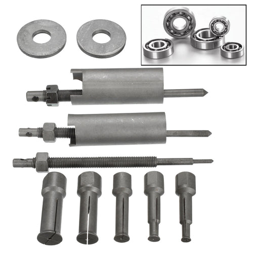 Mofaner 1 Set Steel Motocycle Car Inner Bearing Puller Tool Remover Kit 9mm to 23mm Diameter